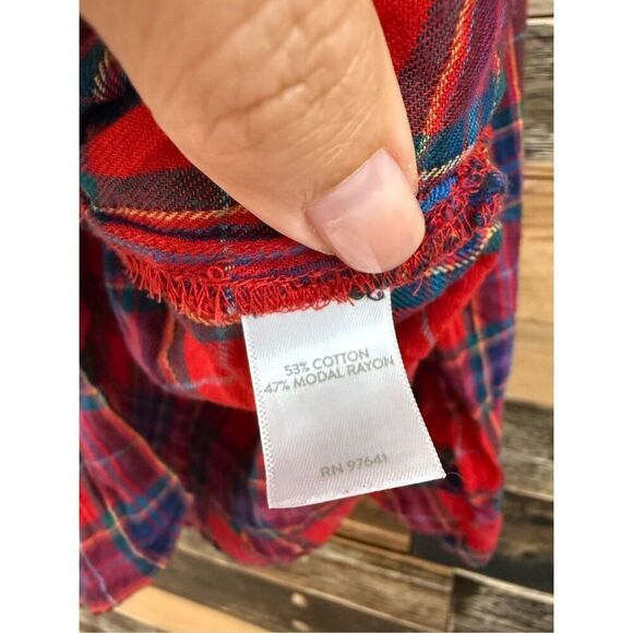 J Jill button front shirt sz M - Picture 4 of 7